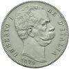 Image 1 : Casa Savoia - Regno di Sardegna - Regno di Italia.  Regno di Italia.  Umberto I (1878-1900). 5 lire 