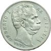 Image 1 : Casa Savoia - Regno di Sardegna - Regno di Italia.  Regno di Italia.  Umberto I (1878-1900). 5 lire 