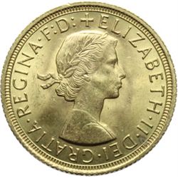 Monete e Medaglie Estere.   Inghilterra. Elisabetta II (dal 1952). Sterlina 1963.   Fr. 417. AU.    