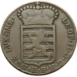 Monete e Medaglie Estere.   Lussemburgo. Leopoldo II (1790-1792). Sol 1790.   KM 15. CU. g. 13.48   