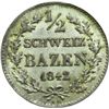 Monete e Medaglie Estere.   Svizzera-Graubunden.  Mezzo batzen 1842.   HMZ 2 606e. MI.      BB+.
