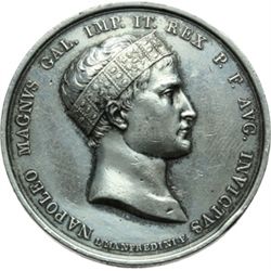 Medaglie Napoleoniche.    Napoleone (1804-1814). Medaglia 1809, commemora la vittoria nella battagli