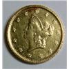 Image 1 : 1851 $1 GOLD  XF