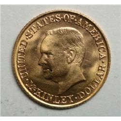 1917 McKinley Gold Dollar MS-63