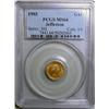 Image 1 : 1903 Jefferson Gold Dollar PCGS MS-64
