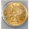 Image 2 : 1903 $2.50 Liberty Gold PCGS MS-64- Looks like a 65