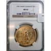 Image 1 : 1907 $20  GOLD   NGC62