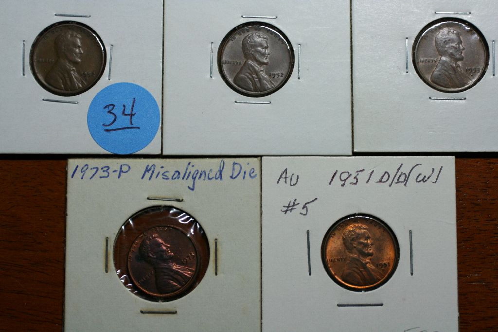 5 Error Pennies “Cherry Pickers Guide”