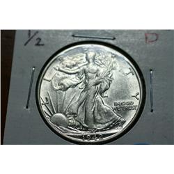1942-D Standing Half Dollar