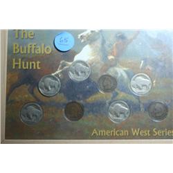 “The Buffalo Hunt” 6x8 Framed Art