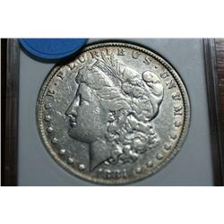 1881 Morgan Dollar (Cleaned)ANACS-VF-30