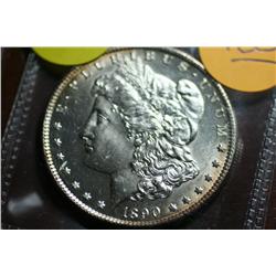 1890-CC Morgan Dollar (Brilliant Unc.MS 62-63)