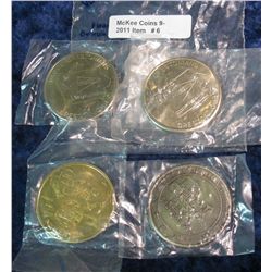 6. (3) Rail Road Locomotive Creston, Iowa Medals and an