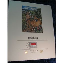 14. Sept. 22, 1989 UNICEF Official First Day Cover from Indonesia