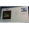 Image 1 : 20. 1989 22K Gold Pteranodon Stamp in First Day Cover.