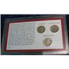 Image 2 : 23. Three-Piece Set "Silver Mercury Dimes" Mint Mark Collection