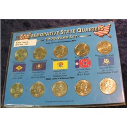 44. 1999 P & D Commemorative State Quarter Set. BU.