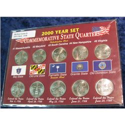 46. 2000 P & D Commemorative State Quarter Set. BU.
