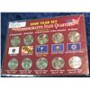 Image 1 : 46. 2000 P & D Commemorative State Quarter Set. BU.