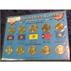 47. 1999 P & D Commemorative State Quarter Set. BU.