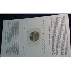 50. 1988 Marshall Islands Commemorative $5 Landing of Discovery Coin.