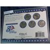 Image 1 : 52. 2003 Statehood Quarter Collection in hard plastic case. BU. Five-piece.