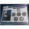 Image 1 : 54. 2005 P Statehood Quarter Collection in hard plastic