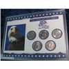 Image 2 : 55. 1999 Statehood Quarter Collection in hard plastic Harris