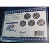 Image 2 : 58. 2000 Statehood Quarter Collection in hard plastic Harris case. Five-piece.