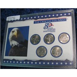60. 1999 Statehood Quarter Collection in hard plastic