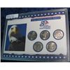 Image 1 : 60. 1999 Statehood Quarter Collection in hard plastic