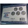Image 2 : 60. 1999 Statehood Quarter Collection in hard plastic