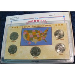 63. 2005 P Statehood Quarter Collection in hard plastic Harris