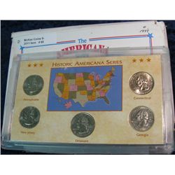 68. 1999 D Statehood Quarter Collection in hard plastic
