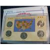 Image 1 : 68. 1999 D Statehood Quarter Collection in hard plastic