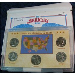 75. 1999 D Statehood Quarter Collection in hard plastic