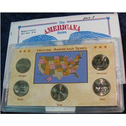 76. 2004 P Statehood Quarter Collection in hard plastic