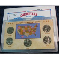 78. 2004 D Statehood Quarter Collection in hard plastic Kennedy