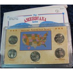 79. 2000 D Statehood Quarter Collection in hard plastic Kennedy