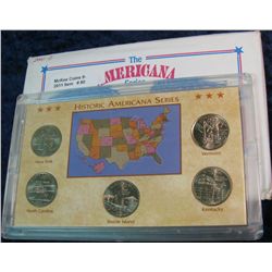 80. 2001 D Statehood Quarter Collection in hard plastic Kennedy