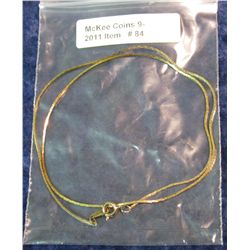 84. 18" Ladies Chain Necklace from Korea.