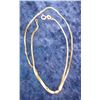 Image 2 : 85. Italian 18" Sterling Silver Box Link Chain.