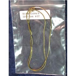 87. 18" Ladies Chain Necklace from Korea.