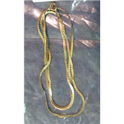 88. 22" Ladies Sterling Silver Italian Chain.