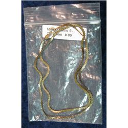 89. 20" Ladies Sterling Silver Italian Chain.