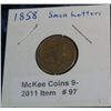 Image 1 : 97. 1858 Small Letters U.S. Flying Eagle Cent. F-12.