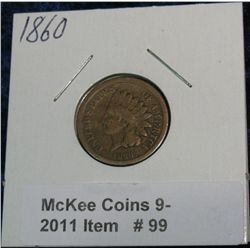 99. 1860 Indian Head Cent. G-4.