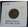 Image 1 : 134. 1917 D Lincoln Cent. EF 40.