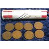 Image 2 : 312. 1937 P Solid Date Roll of Lincoln Cents. Fine.