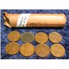 Image 1 : 318. 1947 S Solid Date Roll of Lincoln Cents. Circulated.